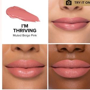 I’m thriving Too faced Lady Bold Cream Lipstick EM-POWER Pigment Cream Lipstick